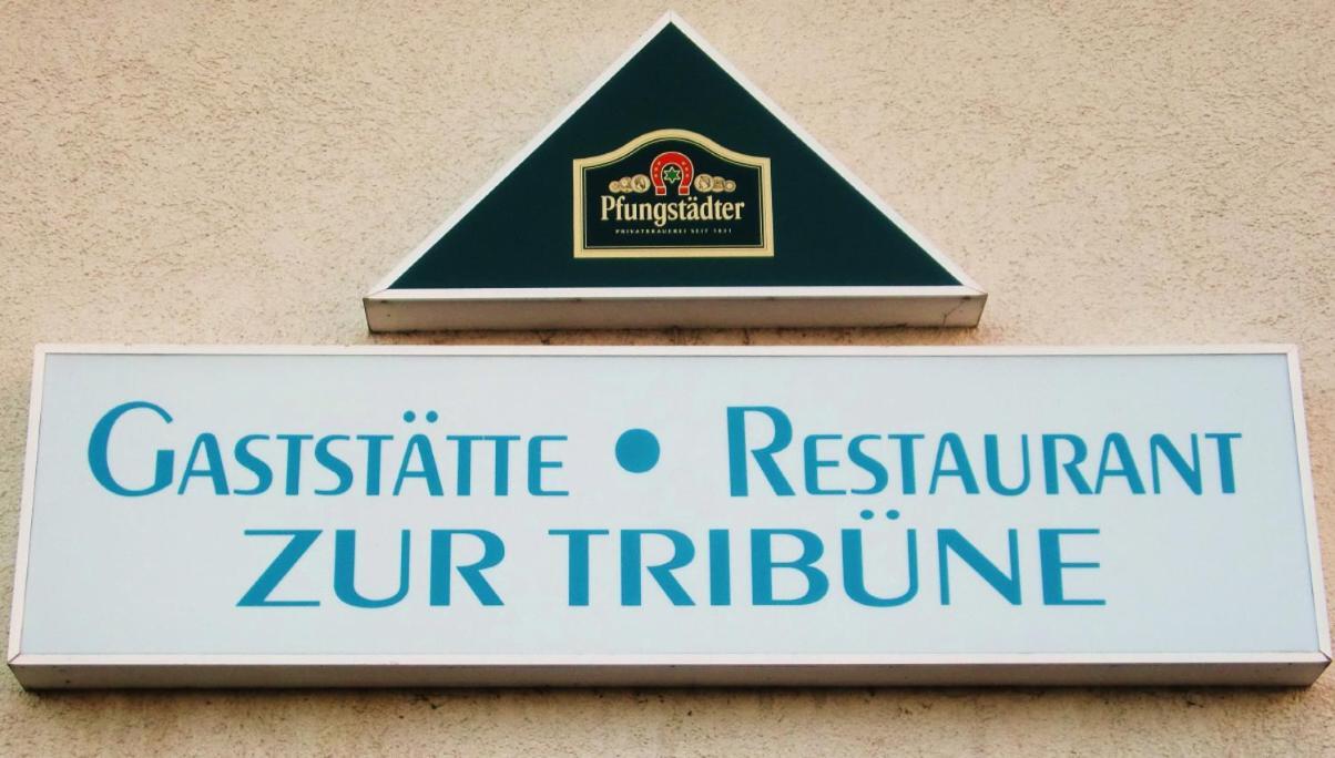 풍슈타트 Gaststaette Zur Tribuene 아파트 호텔 외부 사진